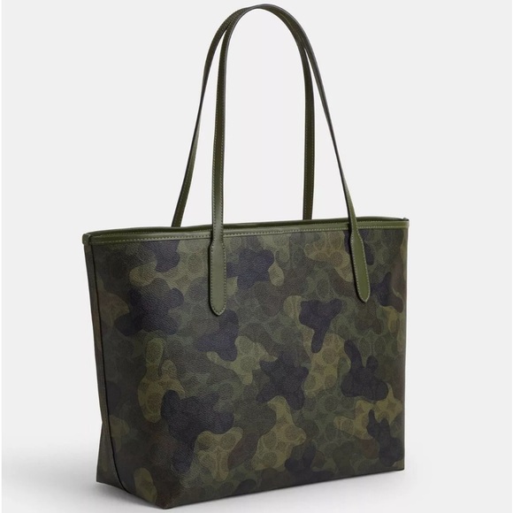 NWT COACH City Tote Bag CV953 In Signature Camo Print Authentic - Picture 7 of 8